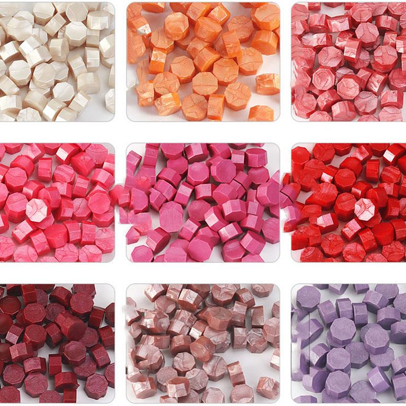 Wax Seal Stamp Kit - 50 buah penyegel lilin segel cap