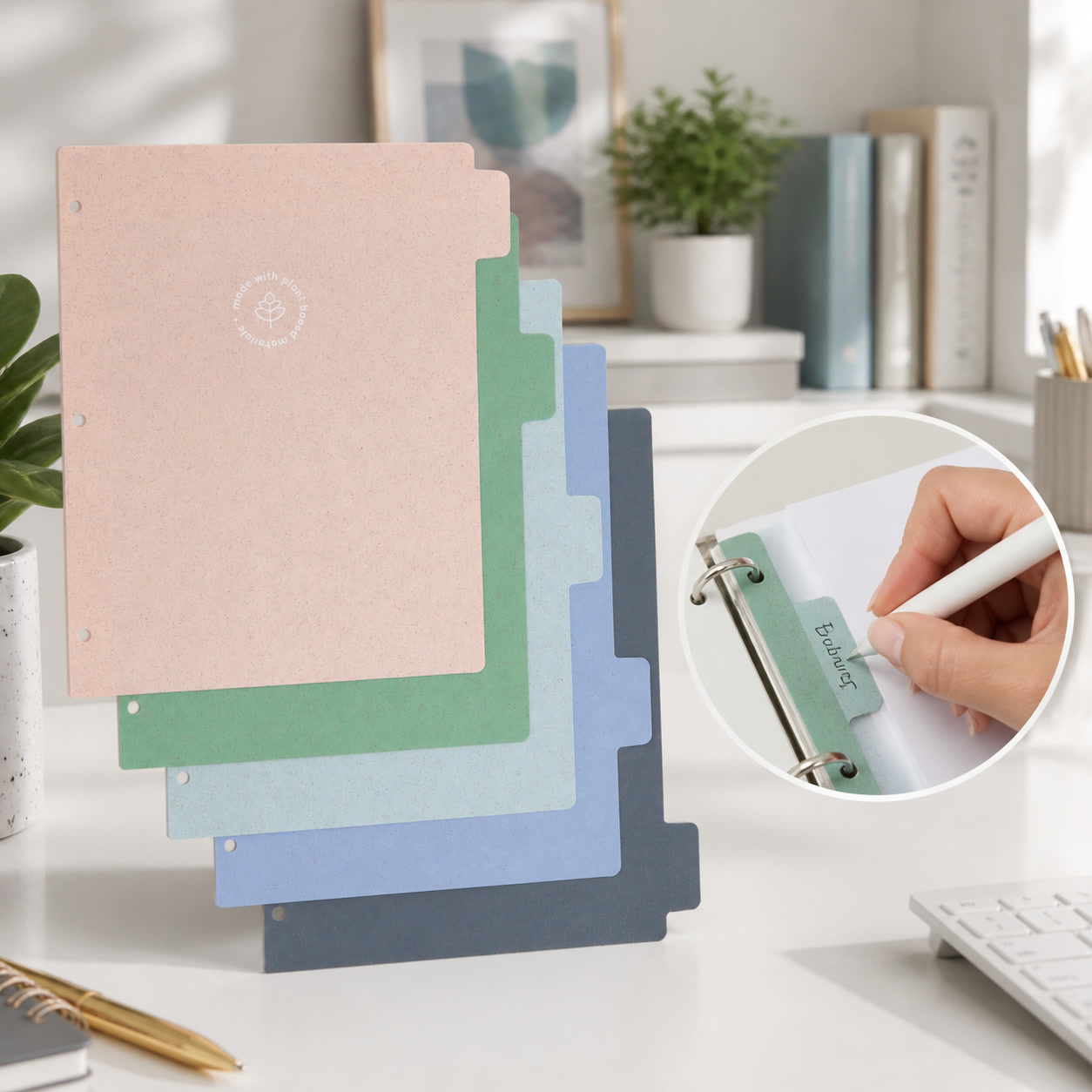 Index Tab Divider - Pembatas Halaman Untuk Binder, Halaman Indeks