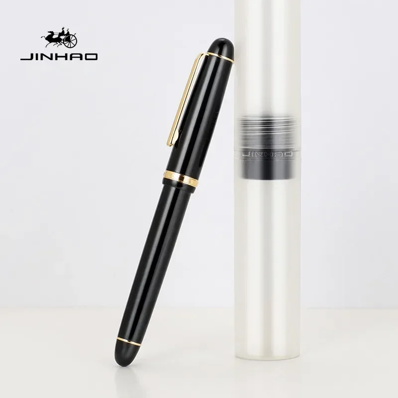 Stationery Supplies Business - JINHAO X350 pulpen logam EF/F/M/pulpen bengkok