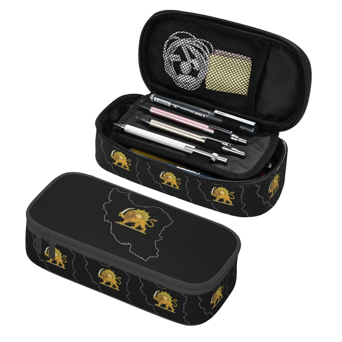 Lion Stationery & Office Supply(Kunshan)Co.Ltd - Kotak Pensil Iran Black Persian Lion,