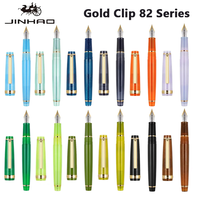 Stationery Supplies Business - Jinhao 82 pena menulis emas klip