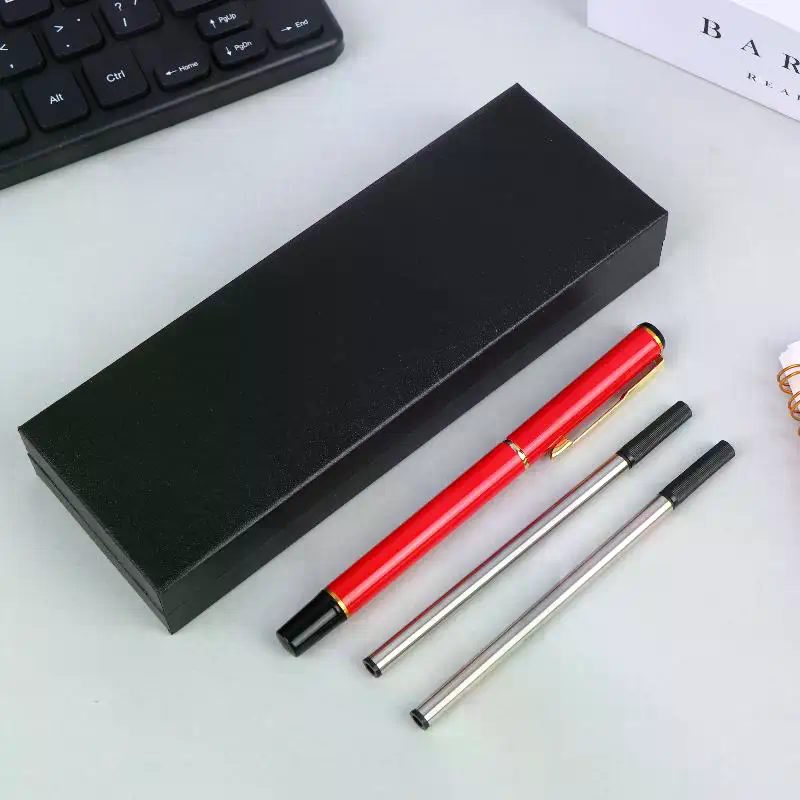 Stationery Supplies Business - Kotak Hadiah Kemasan Pena Bolpoin Logam