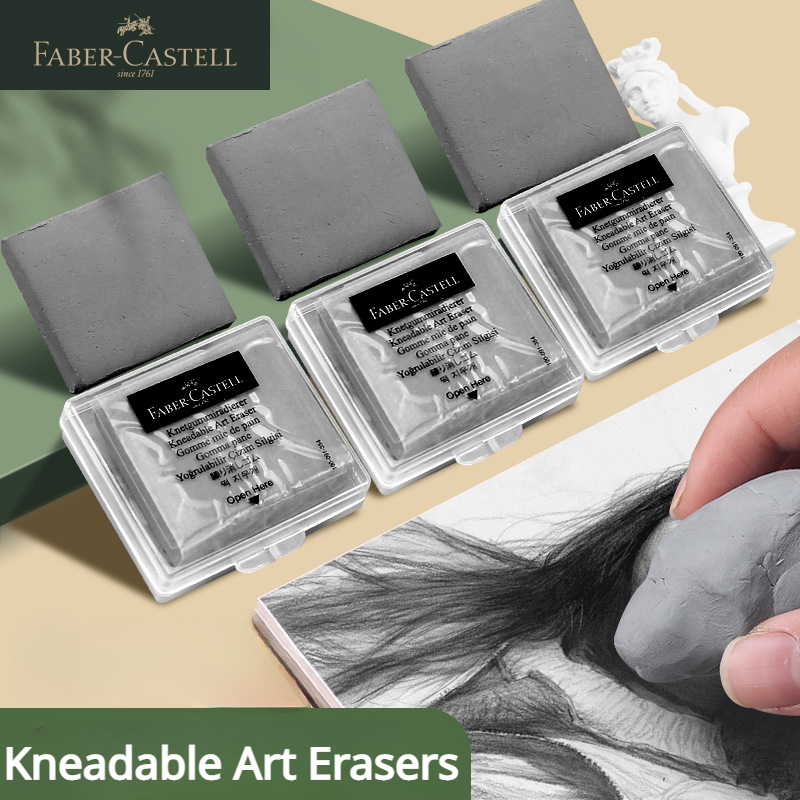Rubber Eraser Kneaded - 1/2/3/4 Buah Penghapus Seni Gambar Faber-Castell,