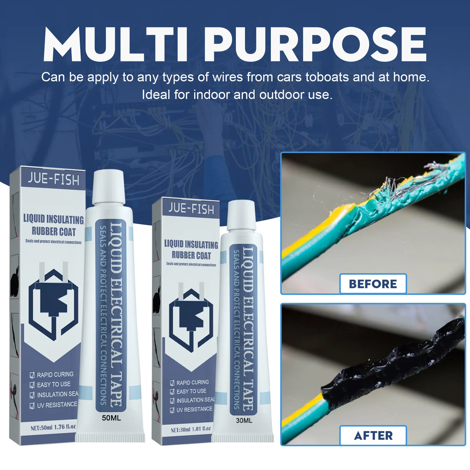 30/50ml pita isolasi cair perb - Glue Stick Pack ulasan dan harga