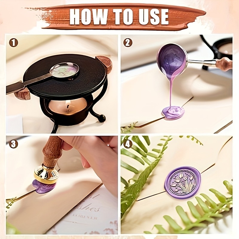 Set stempel lilin 21 buah deng - Wax Seal Stamp Kit ulasan dan harga