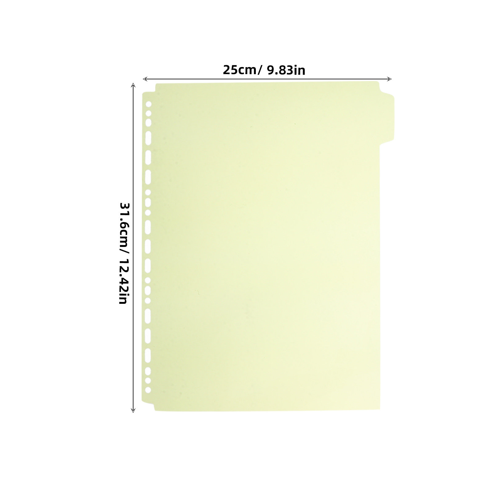 6Pcs Pembatas File Berlabel A4 - Index Tab Divider ulasan dan harga