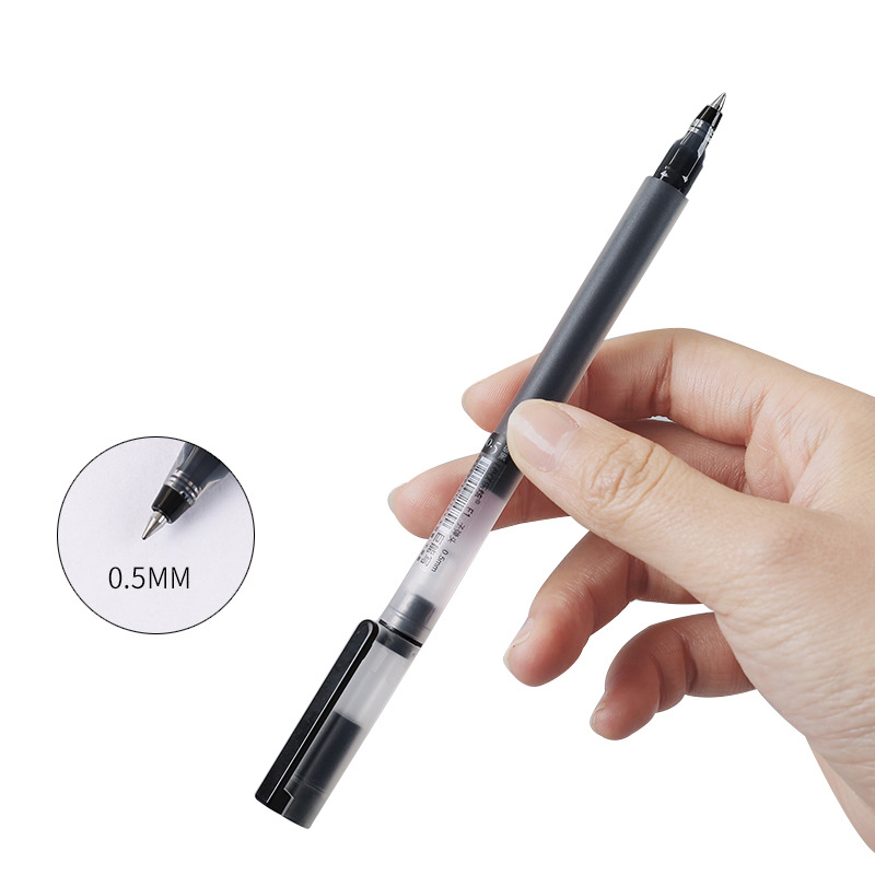 12/6 Pc/Lot Pena Gel 0.5MM Tin - Stationery Supplies Business ulasan dan harga