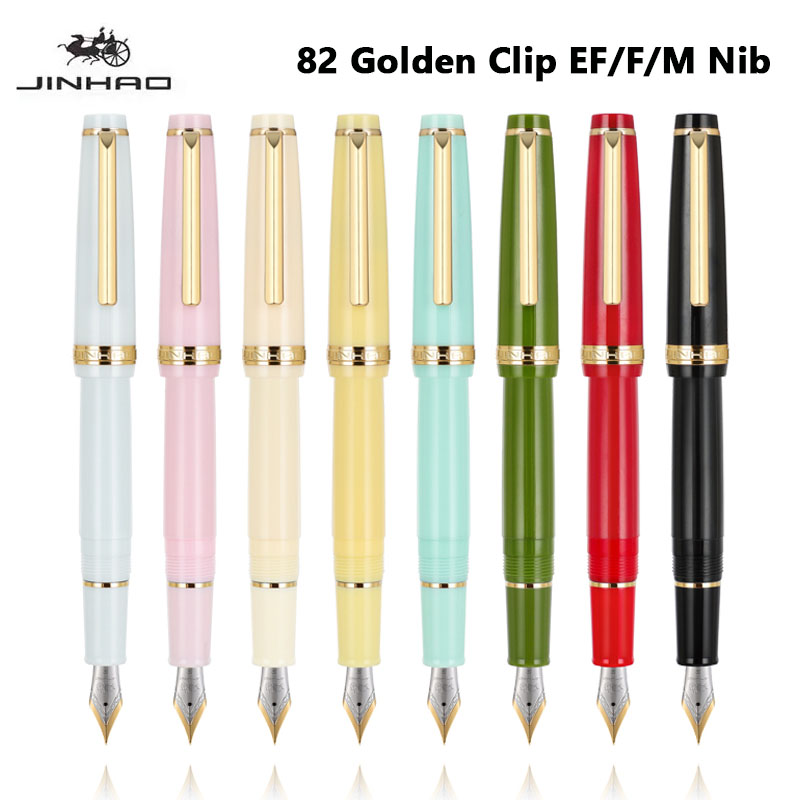 Jinhao 82 pena menulis emas kl - Stationery Supplies Business ulasan dan harga