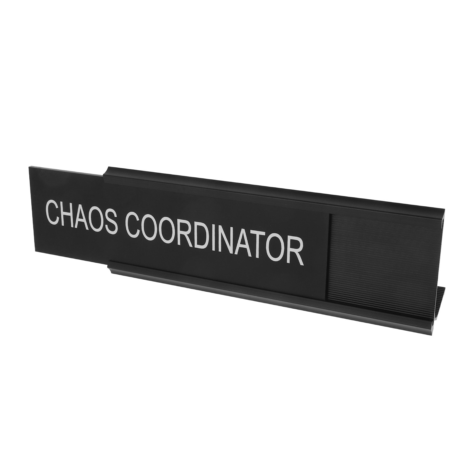 Plakat Meja Aluminium Bentuk L - Desk Name Plate ulasan dan harga