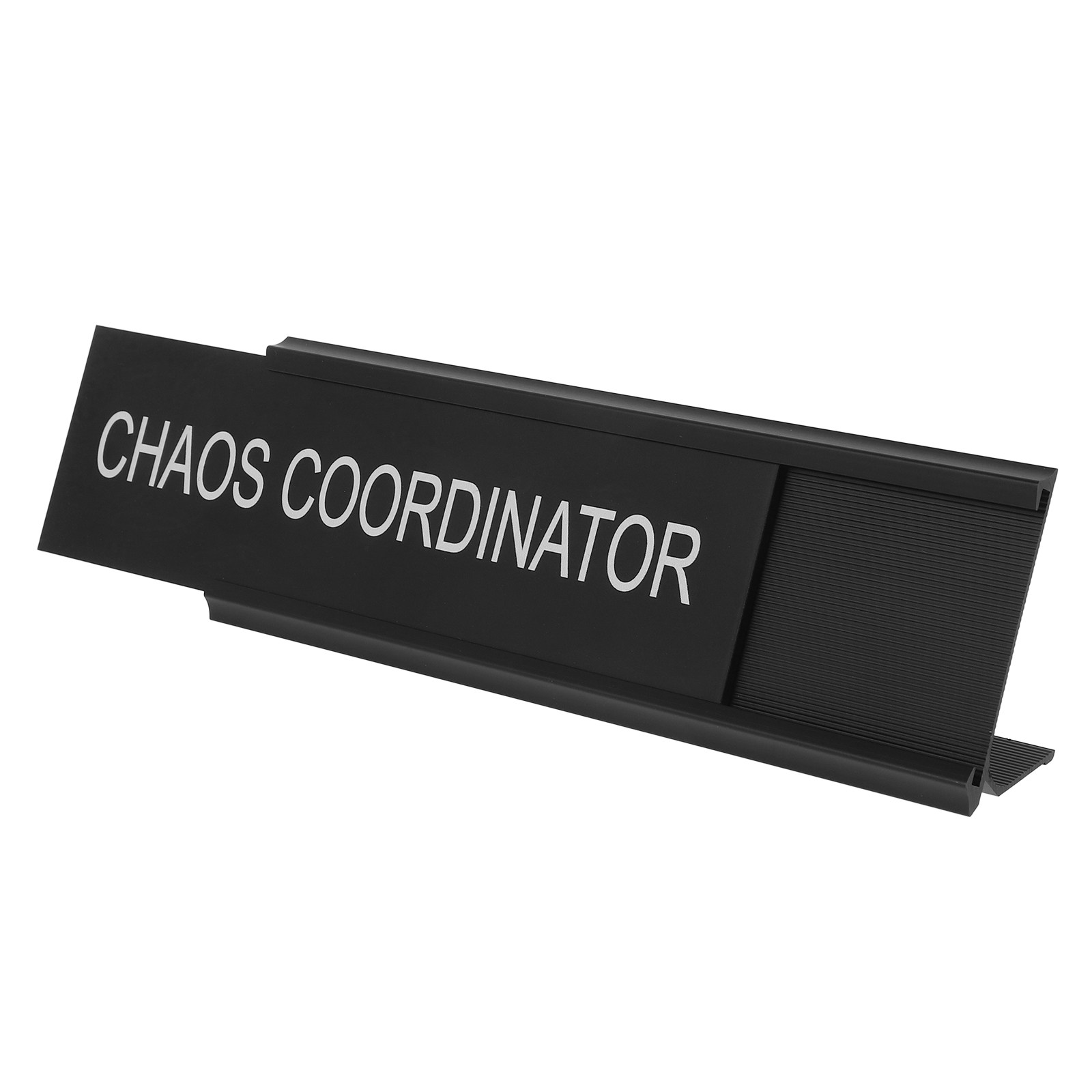 Plakat Meja Aluminium Bentuk L - Desk Name Plate ulasan dan harga