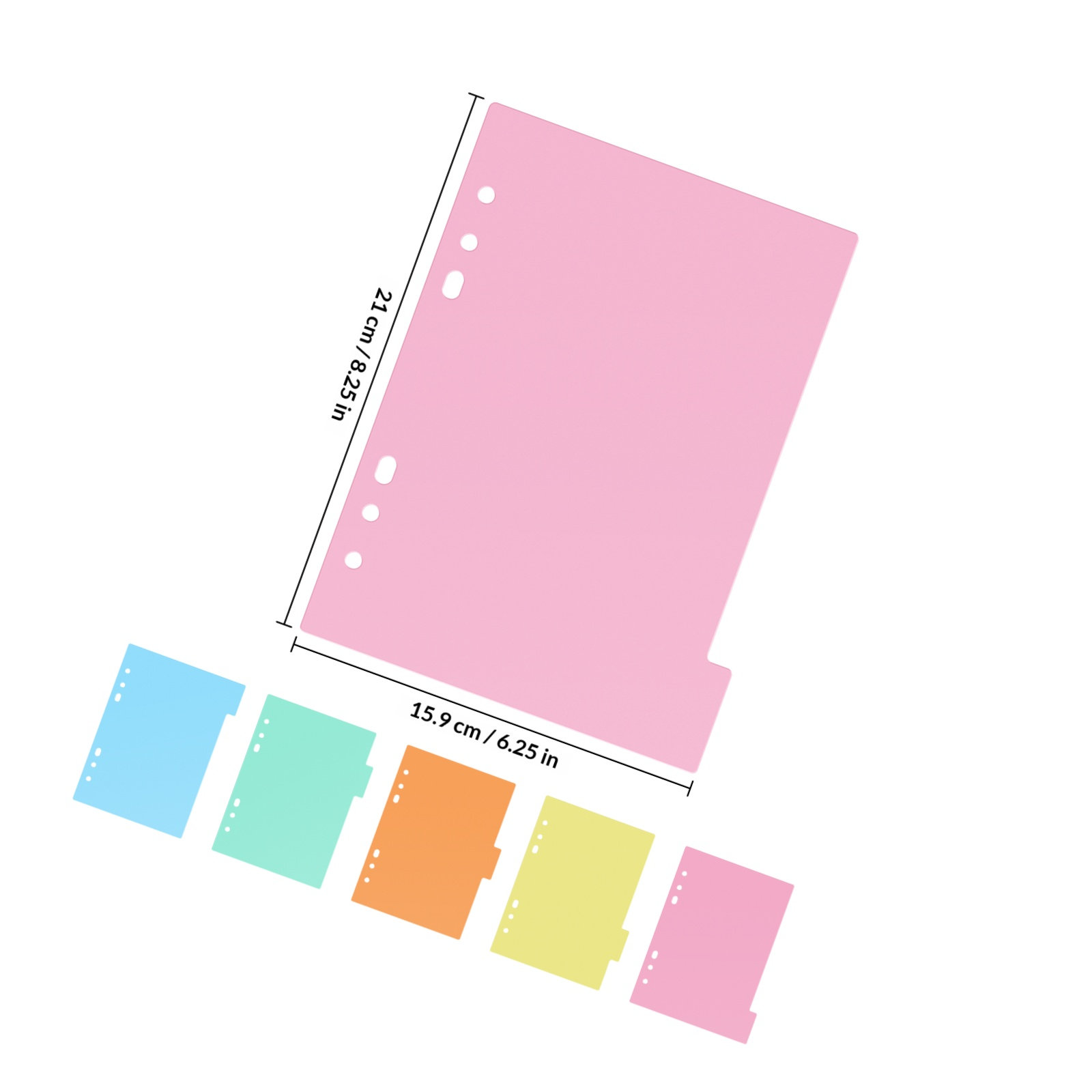 10Pcs Pembatas Plastik Fleksib - Index Tab Divider ulasan dan harga