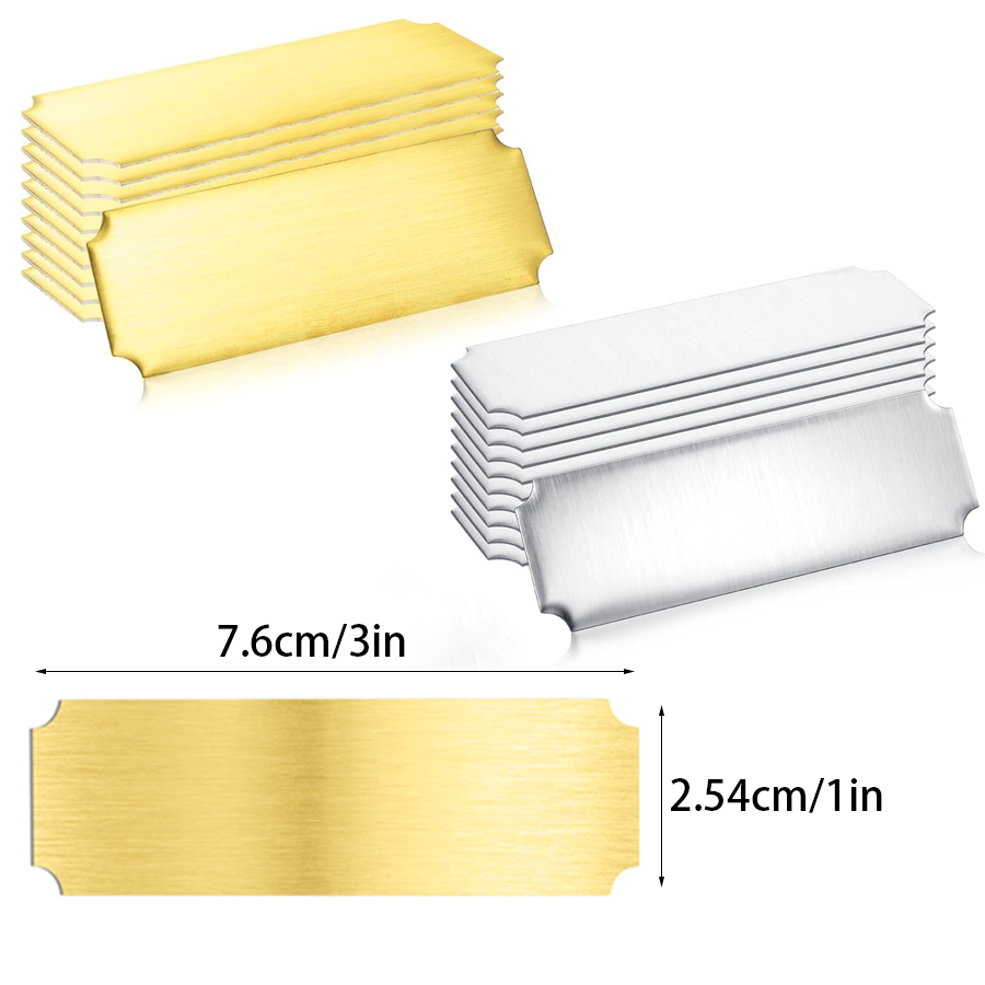    20 buah Label Kosong Stain - Desk Name Plate ulasan dan harga
